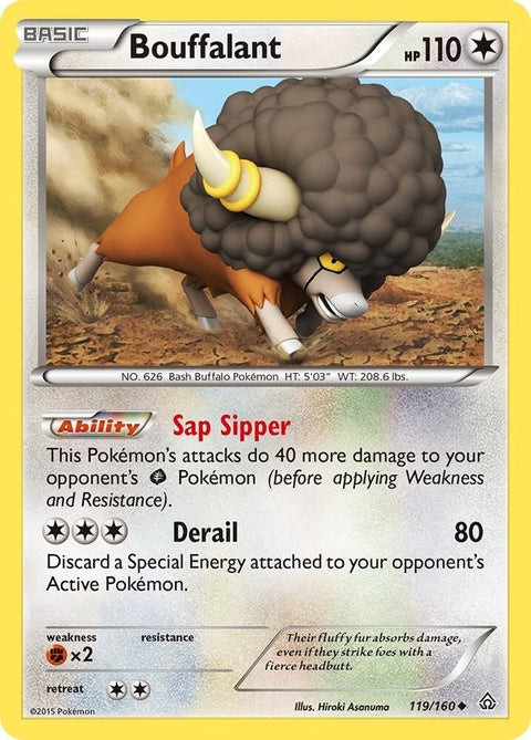Pokemon Single Bouffalant (119)