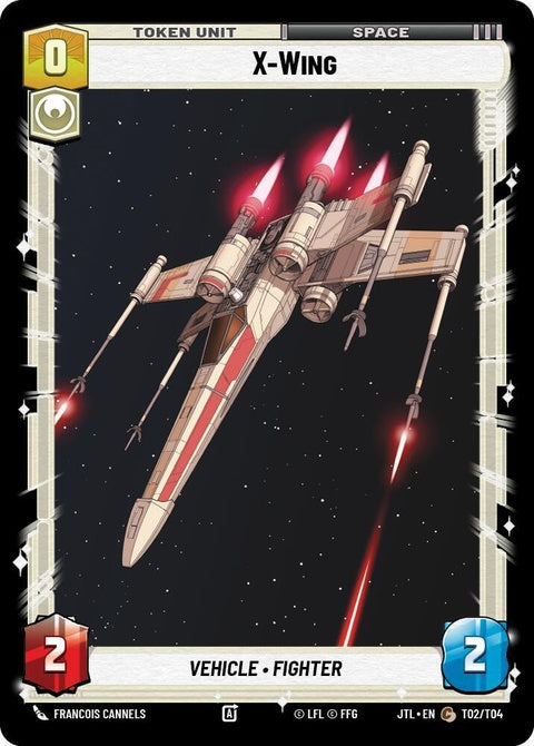 Star Wars Unlimited Chopper Base // X-Wing (29 // T02) trading card