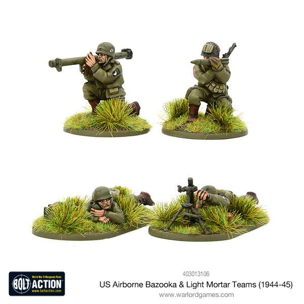 US Airborne Bazooka And Light Mortar Teams (1944-45)