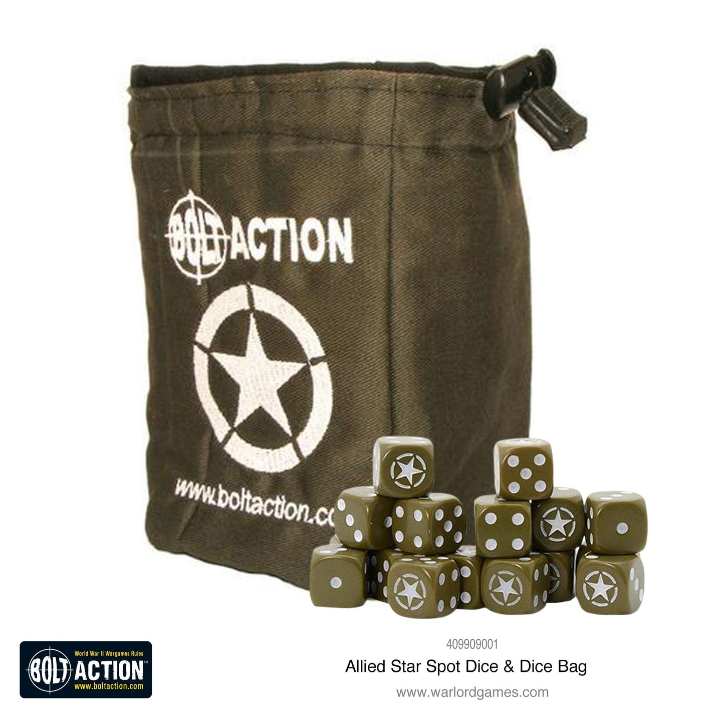 Allied Star Dice Bag Partisan Games