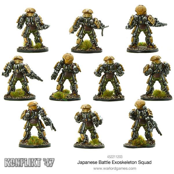 Konflikt 47 Japanese Battloe Exoskeleton Squad