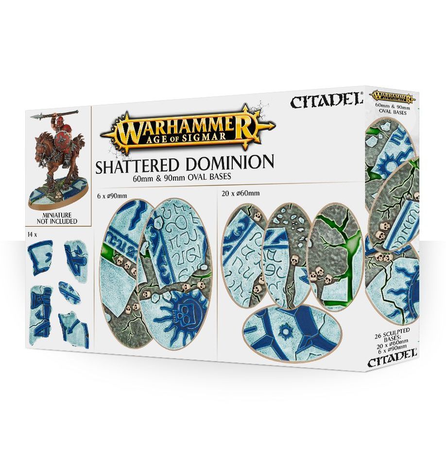 Age Of Sigmar: Shattered Dominion Bases: 60 & 90mm Oval