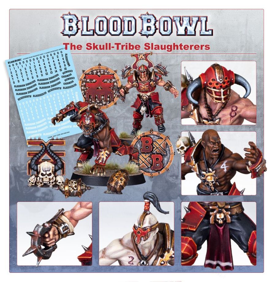 Blood Bowl: Khorne Team – Skull-tribe Slaughterers