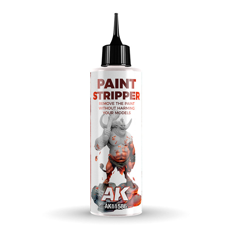 AK Interactive Paint Stripper 250ml — Safe Paint Remover for Plastic, Resin & Metal