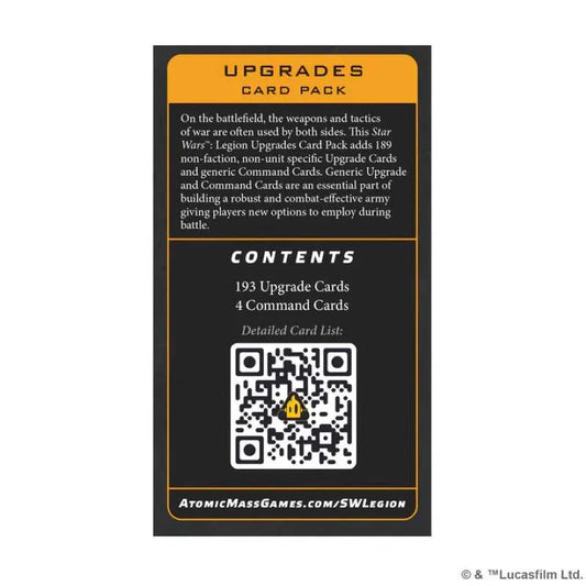 Star Wars Legion - Upgrades Card Pack