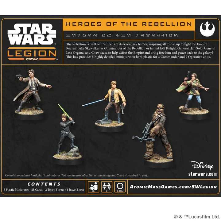 Star Wars Legion - Heroes of the Rebellion Character Pack