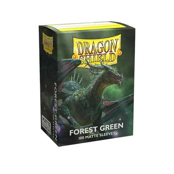 Dragon Shield Card Sleeves Matte Forest Green