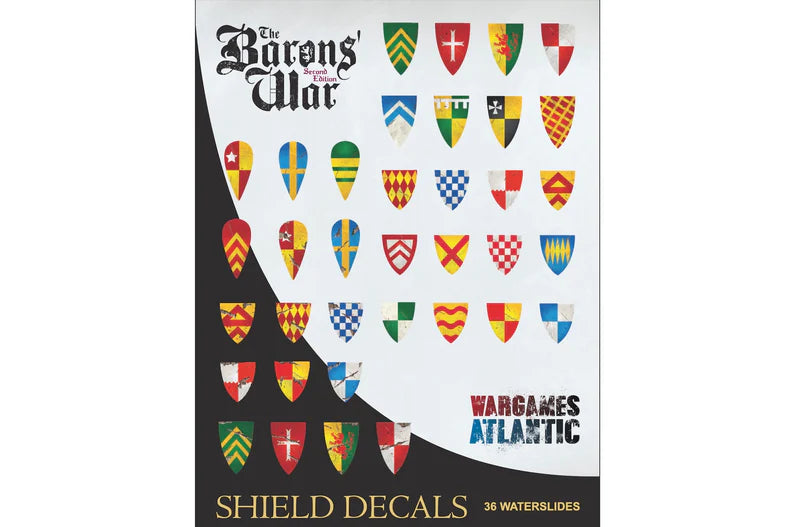 Barons War: Shield Decals Partisan Games