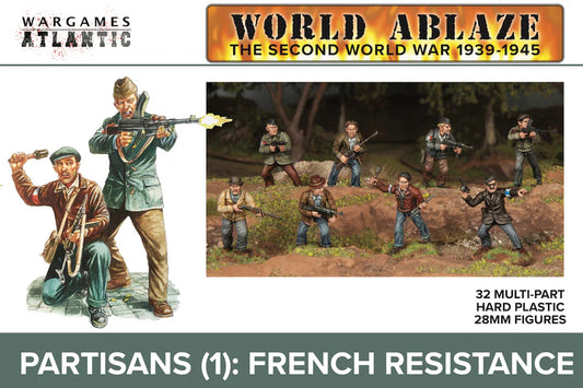 Wargames Atlantic 28mm French Resistance Partisans