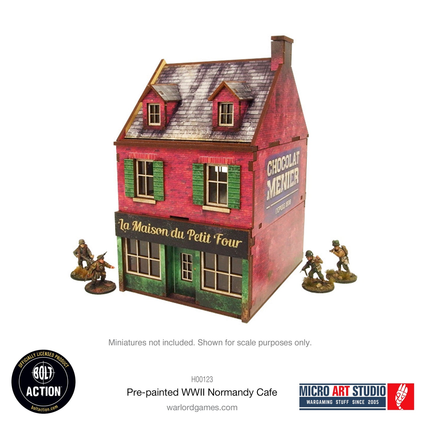 Micro Art Studio: Pre-painted WW2 Normandy Cafe