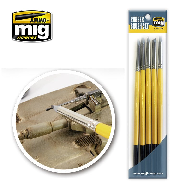 Ammomig Rubber Brush Set