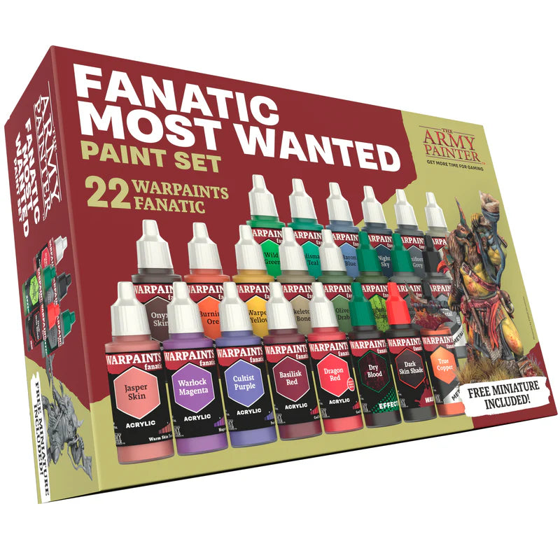 Army Painter Fanatic: Most Wanted Paint Set