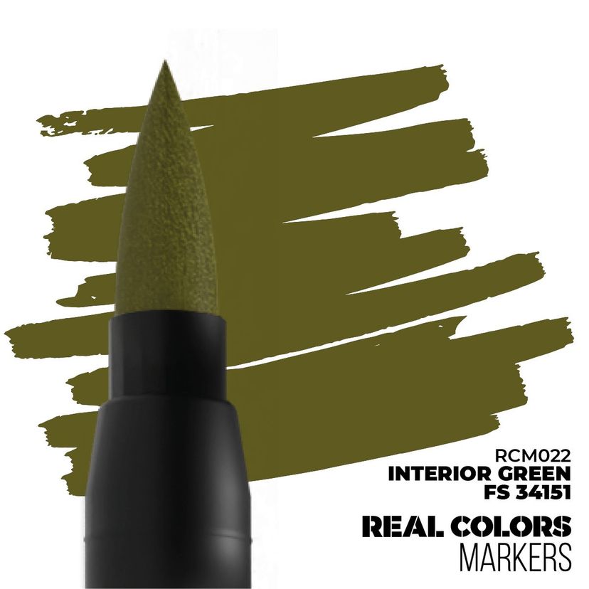 AK Interactive Real Colors Marker: Interior Green FS 34151