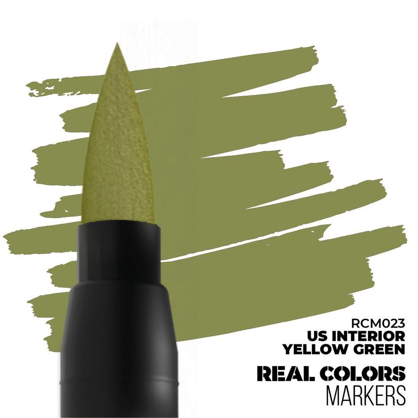 AK Interactive Real Colors Marker: US Interior Yellow Green