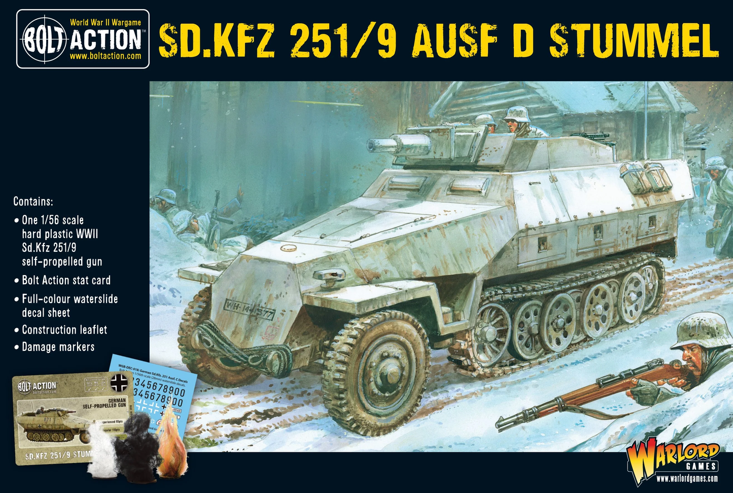 Bolt Action: Sd.kfz 251/9 Ausf D (Stummel) Half Track