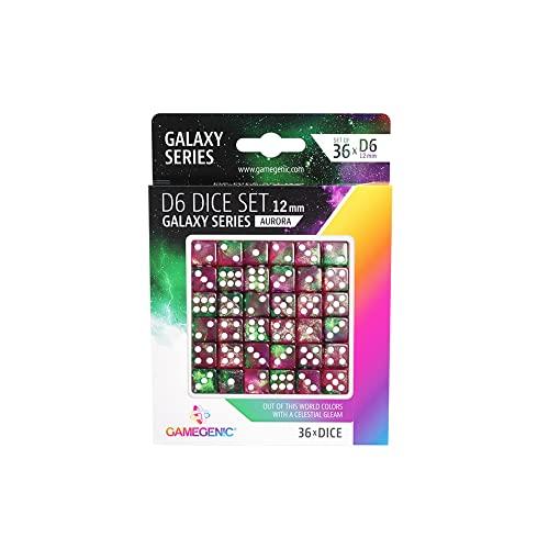 Galaxy Series Aurora D6 Dice Set Set of 36
