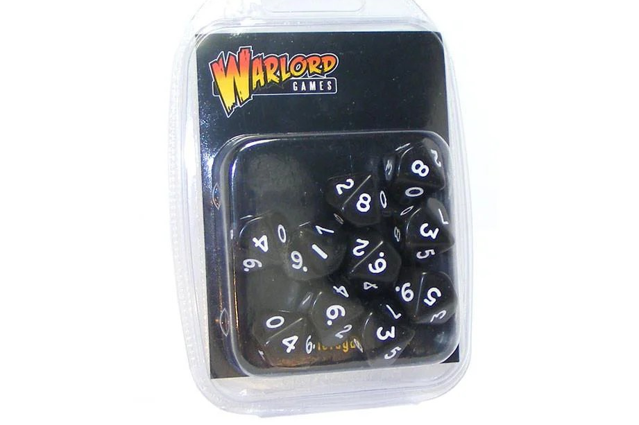 D10 Dice Pack - Black (10)