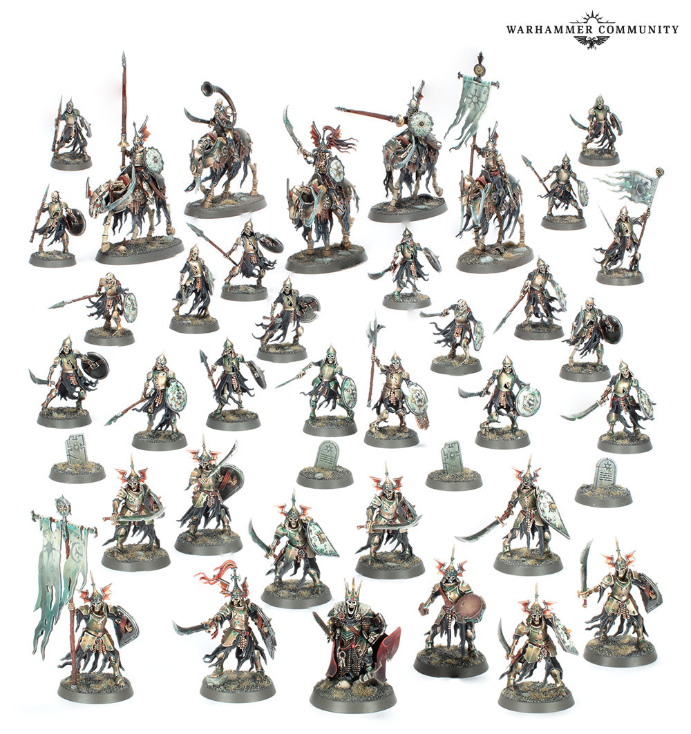 Warhammer Age of Sigmar Spearhead Deathrattle Tomb Host – Army Box Set