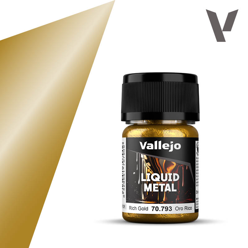 Vallejo Model Color 35ml -Rich Gold (Alcohol Based)