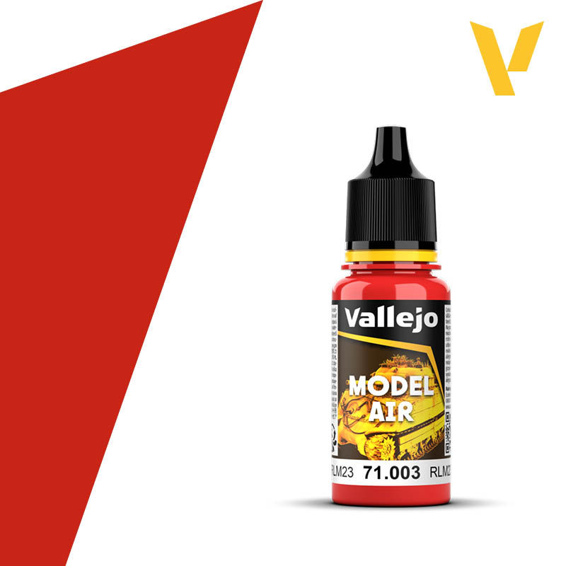 Vallejo Model Air 17ml - Red (RLM23)