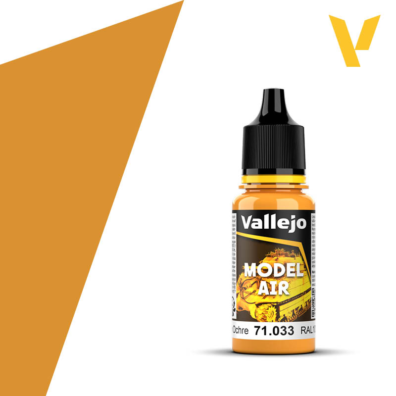 Vallejo Model Air 17ml - Yellow Ochre