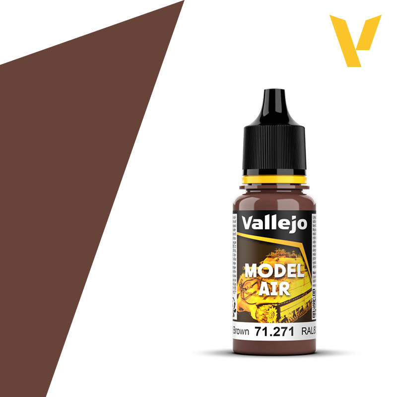 Vallejo Model Air 18ml - German Red Brown