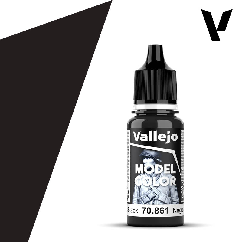 Vallejo Model Colour 17ml - Gloss Black