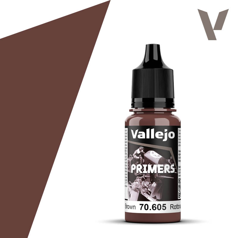 Vallejo: Polyurethane 18ml Primer German Red Brown (RAL 8012)