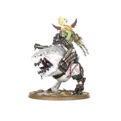 Warhammer 40,000 Orks: Mozrog Skragbad / Beastboss on Squigosaur