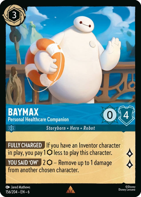 Disney Lorcana Baymax - Personal Healthcare Companion (156)
