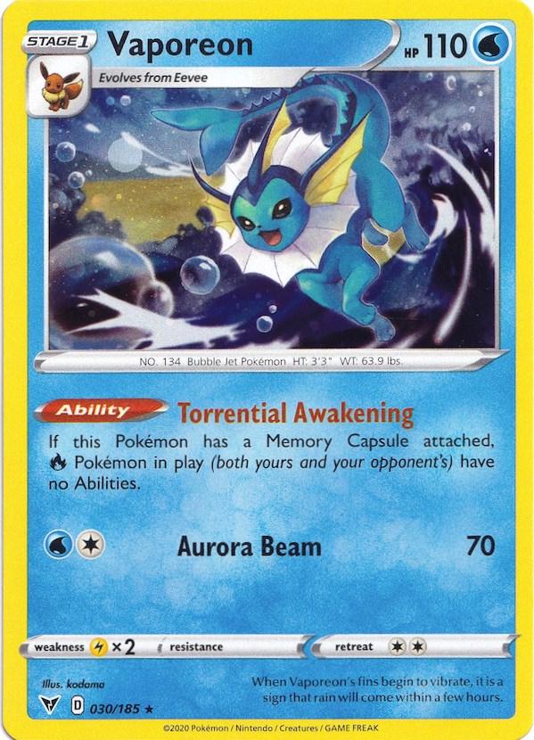 Vaporeon [Cosmos Holo]