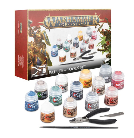 Age Of Sigmar Paints And Tools Set