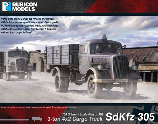 Rubicon: SdKfz 305 3ton 4x2 Cargo Truck