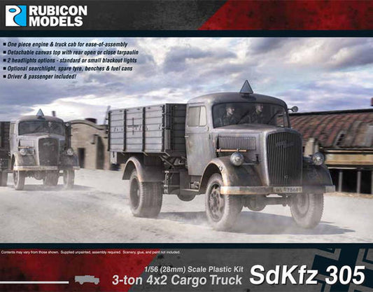 Rubicon: SdKfz 305 3ton 4x2 Cargo Truck