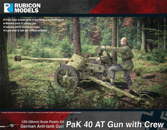 PaK 40 At Gun With Crew
