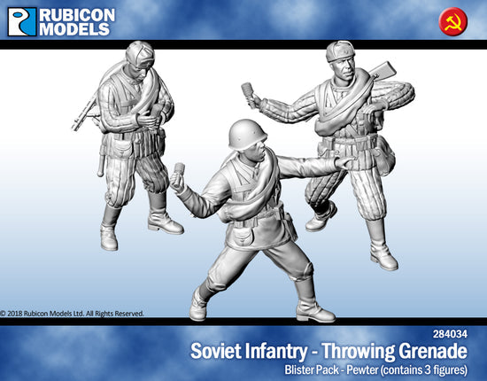 Rubicon: Soviet Infantry Throwing Grenades