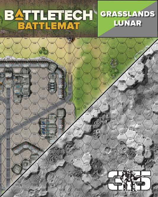 Battletech Battle Map: Grasslands Lunar