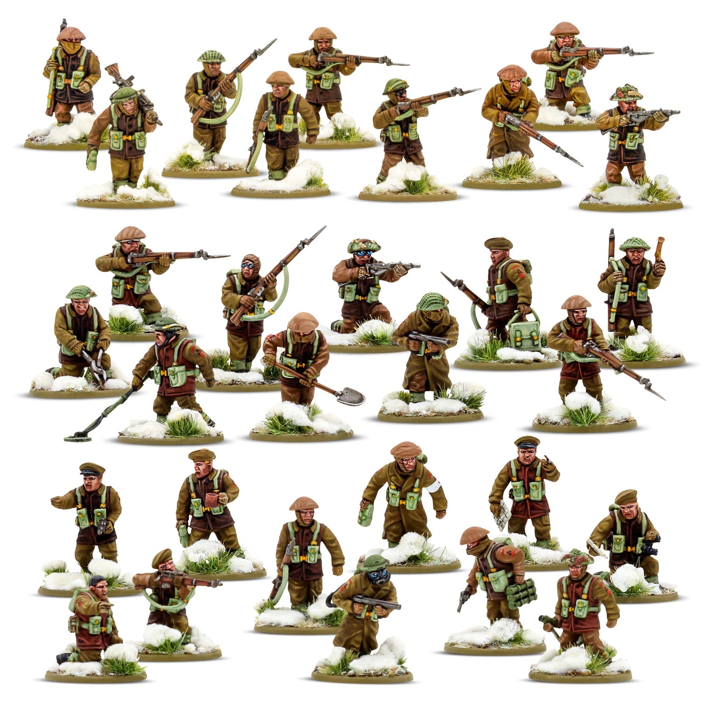 British And Canadian Infantry Platoon (Winter)   Partisan Games