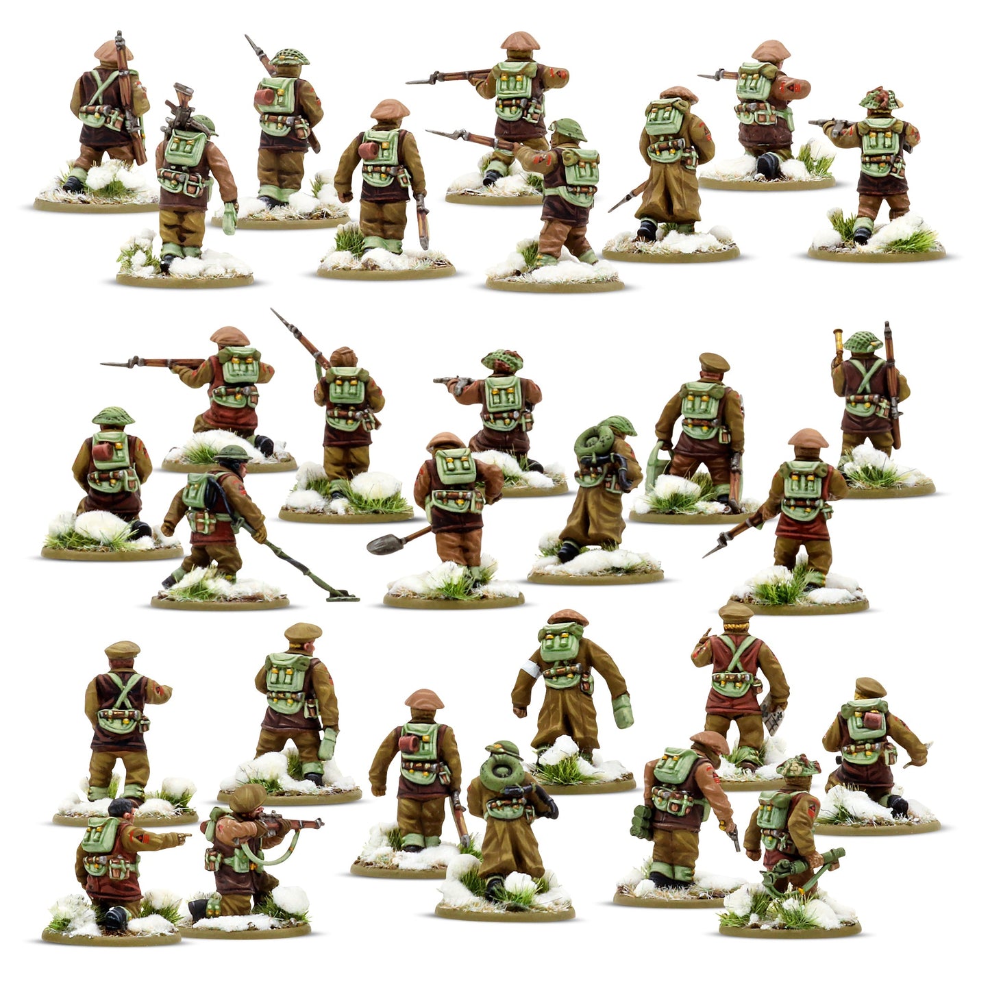 British And Canadian Infantry Platoon (Winter)   Partisan Games