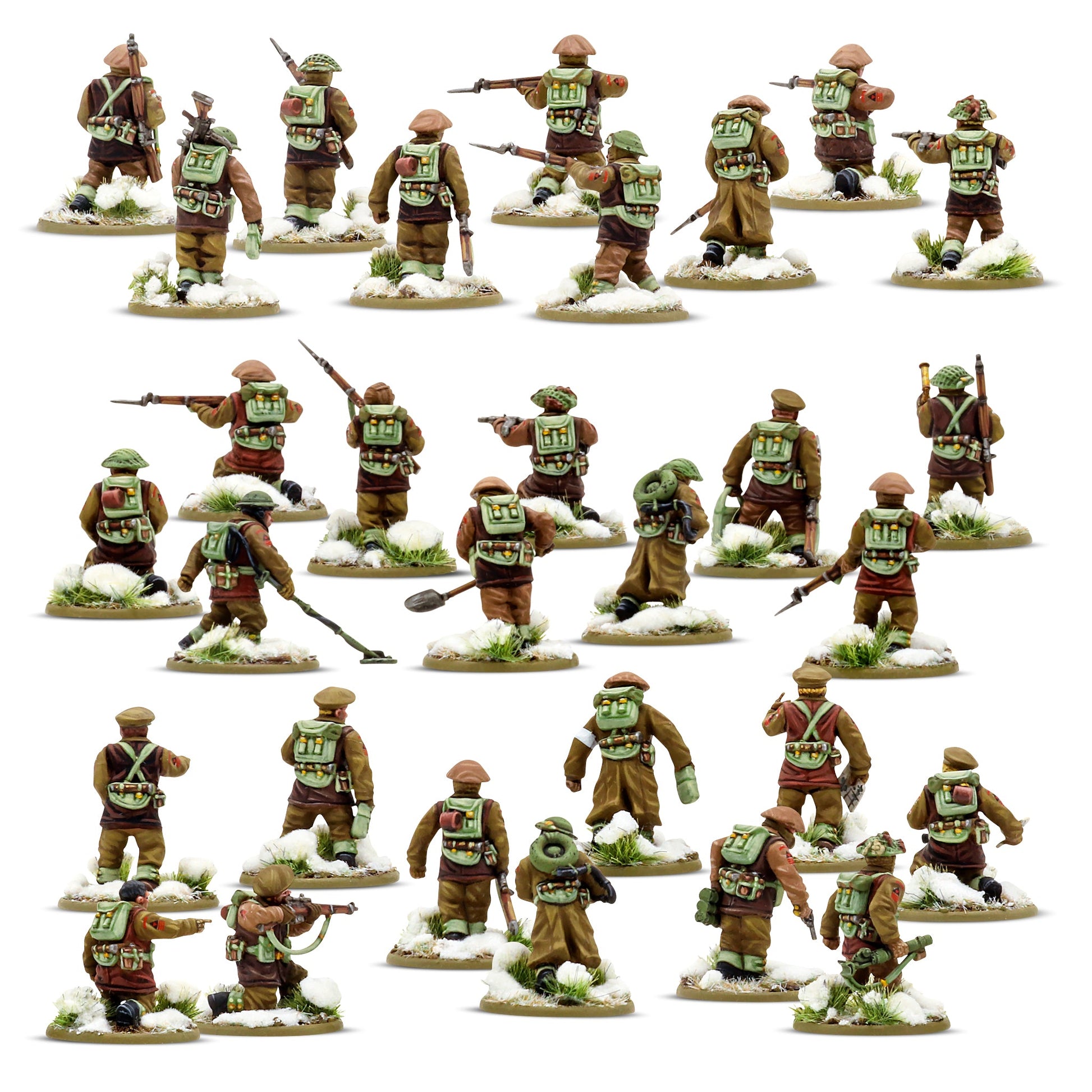 British And Canadian Infantry Platoon (Winter)   Partisan Games