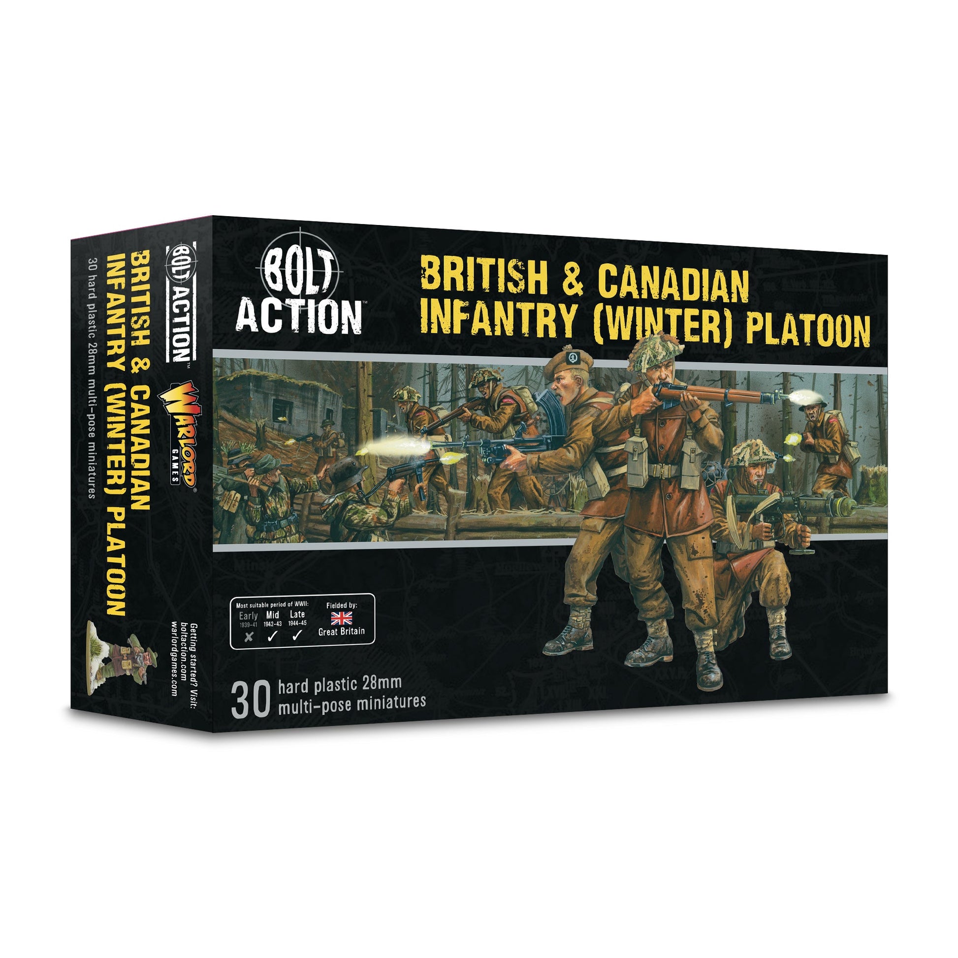 British And Canadian Infantry Platoon (Winter)   Partisan Games