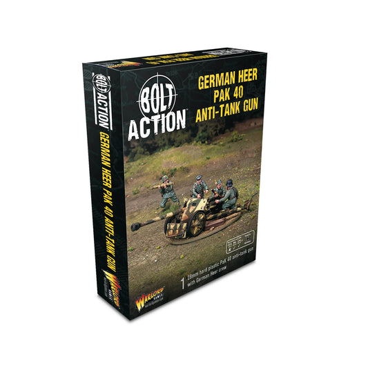 Bolt Action German PAK 40 Anti-Tank Gun