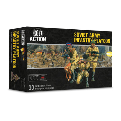 Warlord Games Bolt Action — Soviet Army Infantry Platoon 28mm Plastic Box Set (402014008)