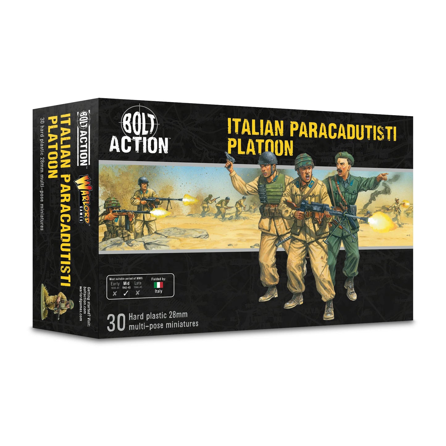 Bolt Action Italian Paracadutisti Platoon – Warlord Games 28mm Miniatures