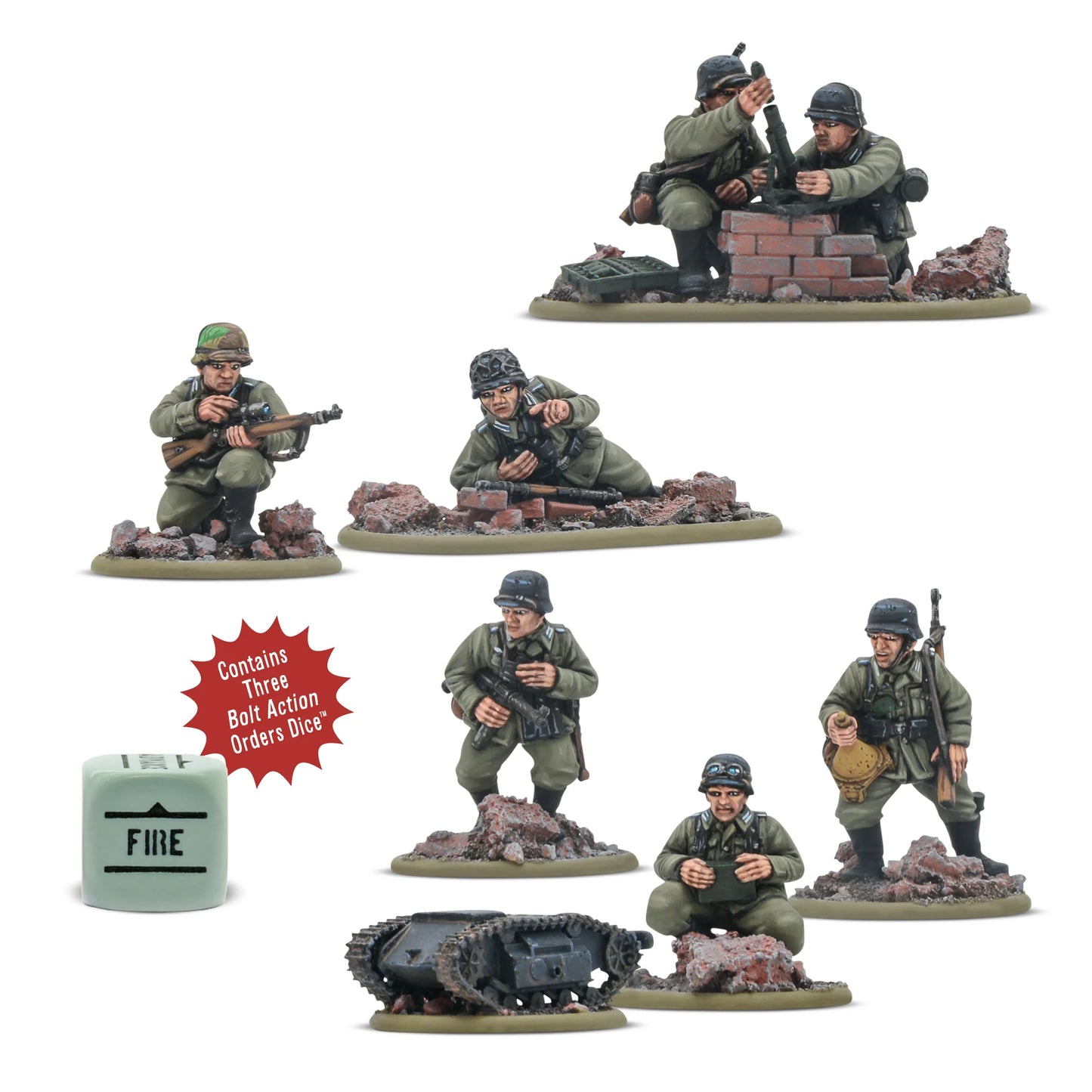 Bolt Action German Veterans Weapons Teams
