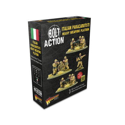 Bolt Action Italian Paracadutisti Heavy Weapons Platoon – Warlord Games 28mm Miniatures
