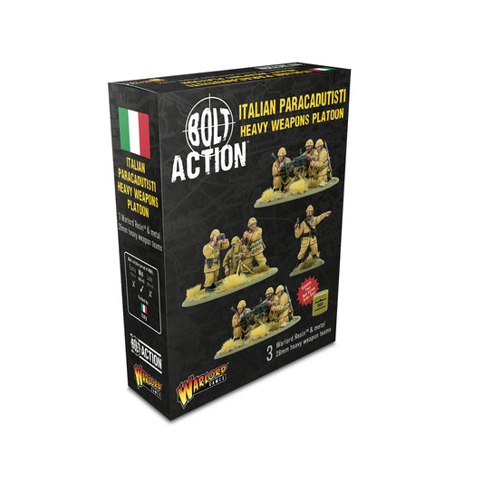 Bolt Action Italian Paracadutisti Heavy Weapons Platoon – Warlord Games 28mm Miniatures