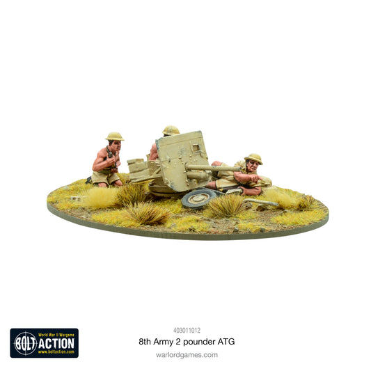 8th Army 2 Pounder AT Gun