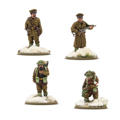 British & Canadian Infantry HQ ( Winter)   Partisan Games