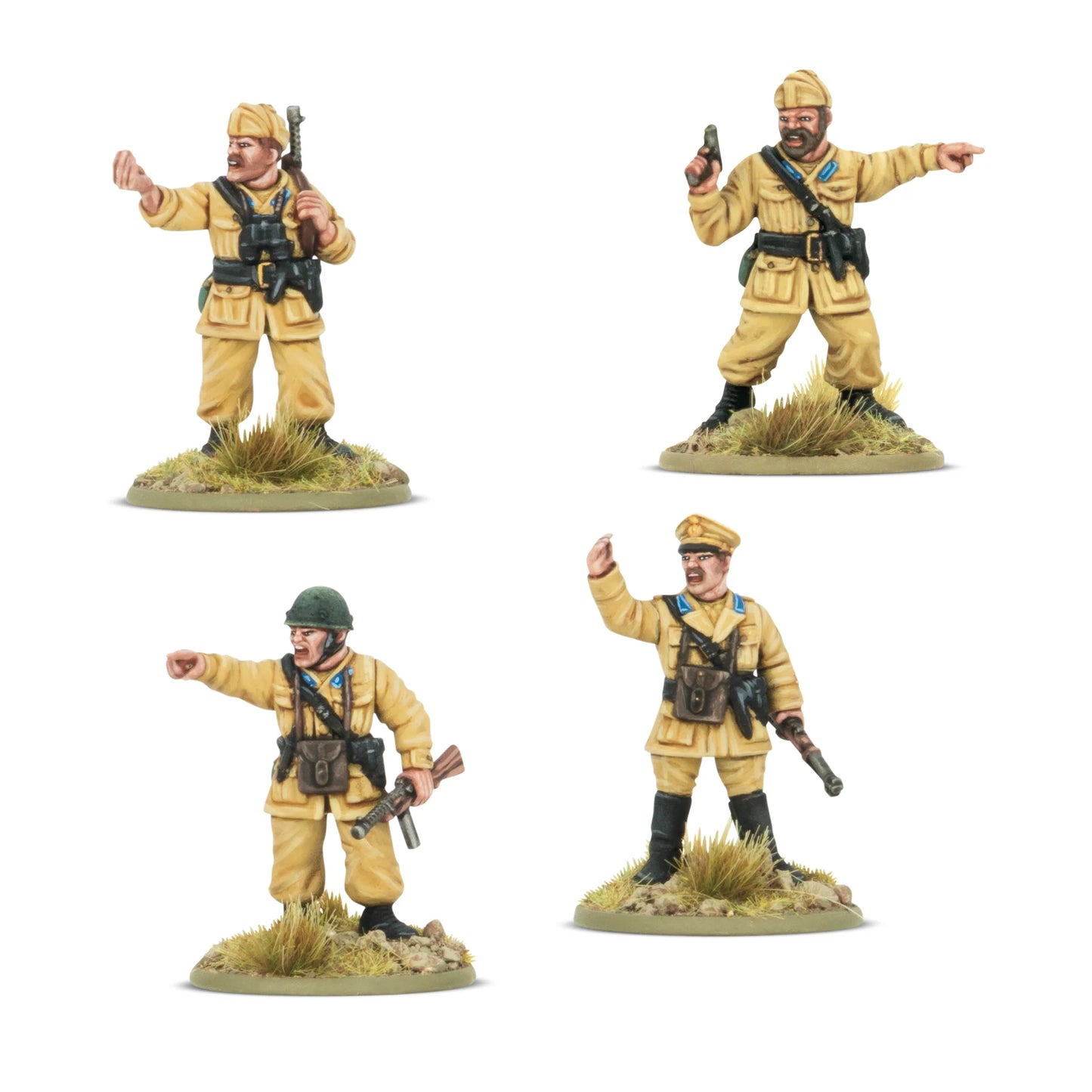 Bolt Action Italian Paracadutisti Platoon Commanders – Warlord Games 28mm Miniatures